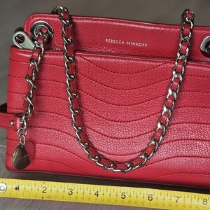 Rebecca Minkoff Red Leather Shoulder Bag